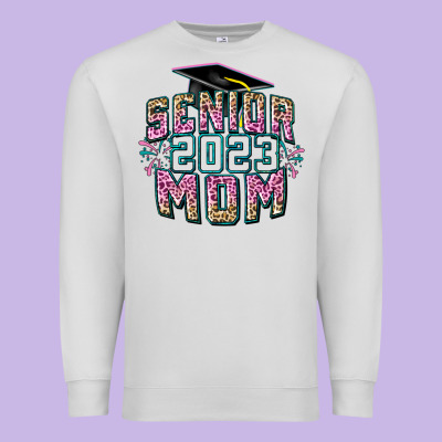 Senior 2023 Mom Mother's Day Premium Sweatshirt Designed By Fadigitalartstudio