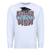 White Senior 2023 mom Mother's Day Premium Sweatshirt - FaDigitalArtStudio