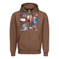 Chestnut american wine Zipper Hoodie - CowGirlArtShop