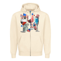 Sandshell american wine Zipper Hoodie - CowGirlArtShop