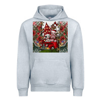 Heather Grey merry Christmas Urban Hoodie - CowhideDigitalArt