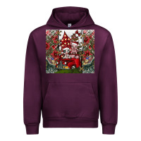 Mauve Wine merry Christmas Urban Hoodie - CowhideDigitalArt