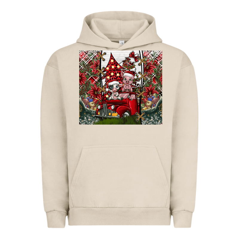 Merry Christmas Urban Hoodie by CowhideDigitalArt | Teevron