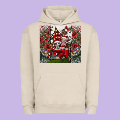 Merry Christmas Urban Hoodie Designed By Cowhidedigitalart