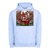 Pigment Grape Ice merry Christmas Urban Hoodie - CowhideDigitalArt