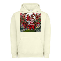 Pigment Pistachio merry Christmas Urban Hoodie - CowhideDigitalArt