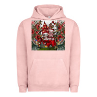 Pigment Salmon merry Christmas Urban Hoodie - CowhideDigitalArt