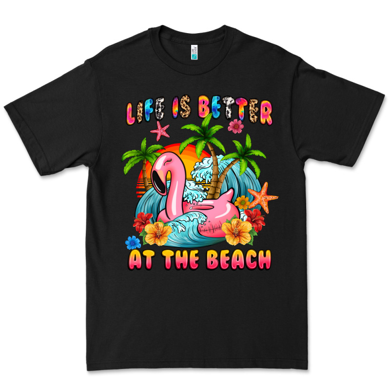 Life Is Better At The Beach Premium Tee by MaliasSmallBusiness | Teevron