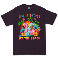 Plum life is better at the beach Premium Tee - MaliasSmallBusiness