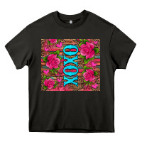 Asphalt xoxo valentine's day pink roses and hearts Heavy Core Tee - Jasminsmagicworld