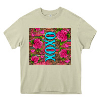 Mossy xoxo valentine's day pink roses and hearts Heavy Core Tee - Jasminsmagicworld