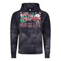 Cloud Black Nurse Life Truck Vintage Hoodie - BundleAndBundleShop