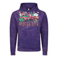 Cloud Purple Nurse Life Truck Vintage Hoodie - BundleAndBundleShop
