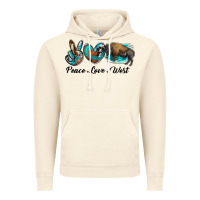 Vintage Artic peace love west bison Vintage Hoodie - RanaPortraitStore