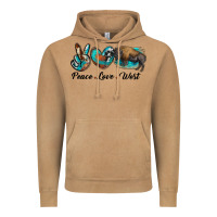 Vintage Camel peace love west bison Vintage Hoodie - RanaPortraitStore
