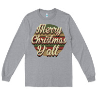 Heather Grey Merry Christmas Y'all Long Sleeve Tee - Bettercallsaul