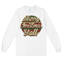 White Merry Christmas Y'all Long Sleeve Tee - Bettercallsaul