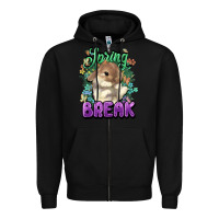 Black Easter spring break Easter Day Zipper Hoodie - HowdyJamesFarm