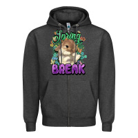 Charcoal Heather Easter spring break Easter Day Zipper Hoodie - HowdyJamesFarm