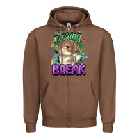 Chestnut Easter spring break Easter Day Zipper Hoodie - HowdyJamesFarm