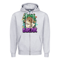 Heather Grey Easter spring break Easter Day Zipper Hoodie - HowdyJamesFarm