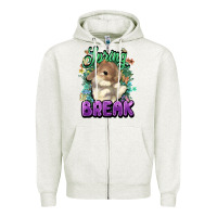 Oatmeal Heather Easter spring break Easter Day Zipper Hoodie - HowdyJamesFarm