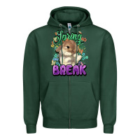Sports Green Easter spring break Easter Day Zipper Hoodie - HowdyJamesFarm