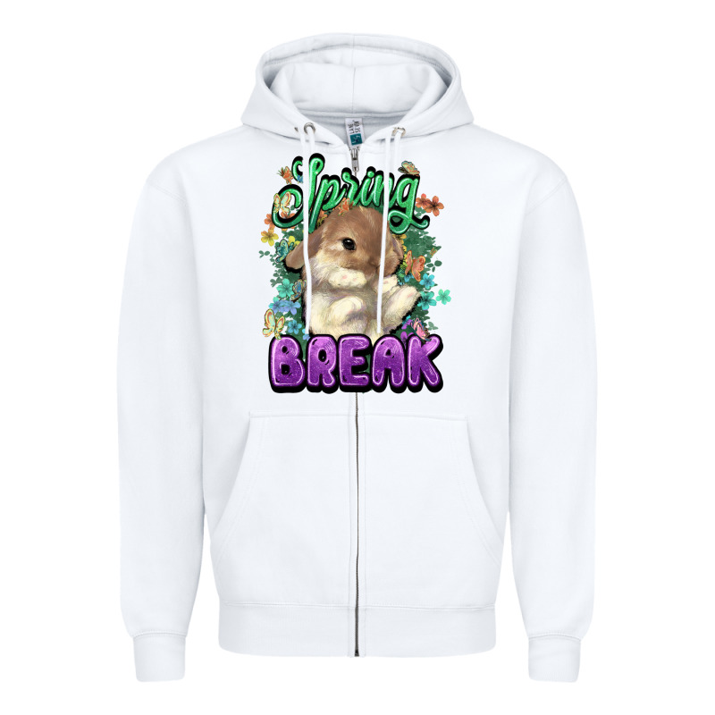 Easter Spring Break Easter Day Zipper Hoodie by HowdyJamesFarm | Teevron