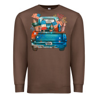 Chestnut Customize USA truck Premium Sweatshirt - FaDigitalArtStudio