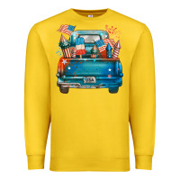 Lemon Customize USA truck Premium Sweatshirt - FaDigitalArtStudio