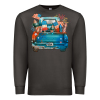 Smoke Customize USA truck Premium Sweatshirt - FaDigitalArtStudio