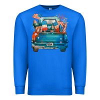 True Royal Customize USA truck Premium Sweatshirt - FaDigitalArtStudio