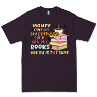 Plum money can't buy happiness but it can buy books Premium Tee - MaliasSmallBusiness