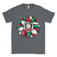 Charcoal Heather sunflower i̇talian flag Classic Tee - JahusDesignShop