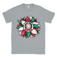 Heather Grey sunflower i̇talian flag Classic Tee - JahusDesignShop