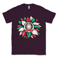 Plum sunflower i̇talian flag Classic Tee - JahusDesignShop