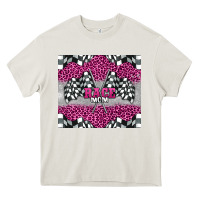Cream race mom Heavy Core Tee - BarkalooDesign