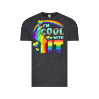 Vintage Black Lgbtq İ'm Cool With İt Vintage Tee - BundleAndBundleShop