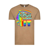 Vintage Coffee Lgbtq İ'm Cool With İt Vintage Tee - BundleAndBundleShop