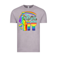 Vintage Zinc Lgbtq İ'm Cool With İt Vintage Tee - BundleAndBundleShop