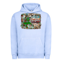Pigment Grape Ice merry Christmas tree western Urban Hoodie - CowhideDigitalArt