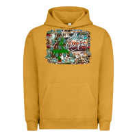 Pigment Peanut Butter merry Christmas tree western Urban Hoodie - CowhideDigitalArt