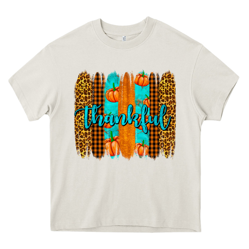 Thankful Brushstrokes Heavy Core Tee by AdoDesignShop | Teevron
