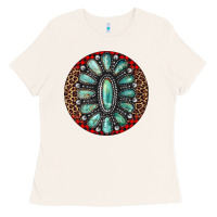 Bone turquoise gemstone christmas ornament Ladies Tee - Jasminsmagicworld