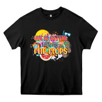 Black Life is better with my flip flops Heavy Core Tee - NancyCooperArtShop