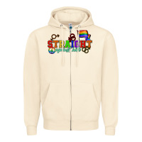 Sandshell Straight agains hate Zipper Hoodie - CowGirlArtShop