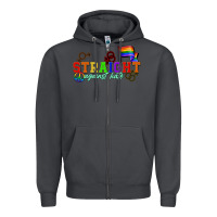 Smoke Straight agains hate Zipper Hoodie - CowGirlArtShop