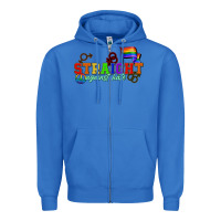 True Royal Straight agains hate Zipper Hoodie - CowGirlArtShop