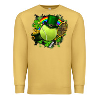 Antique Gold St. Patrick's Day Tennis Premium Sweatshirt - FaDigitalArtStudio