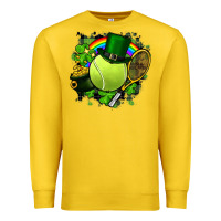 Lemon St. Patrick's Day Tennis Premium Sweatshirt - FaDigitalArtStudio